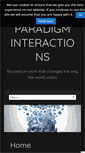 Mobile Screenshot of paradigm-interactions.com